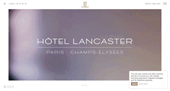 Desktop Screenshot of hotel-lancaster.com