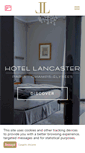 Mobile Screenshot of hotel-lancaster.com