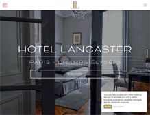 Tablet Screenshot of hotel-lancaster.com